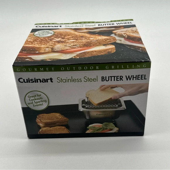 Cuisinart Butter Wheel Stainless Steel Barbecue Gourmet Outdoor Grilling - Picture 1 of 4